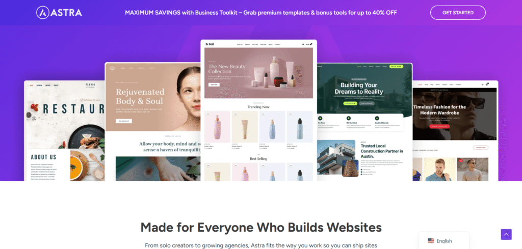 Astra WordPress Theme - Shlok Talepa
